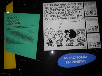 Viñeta de Quino sobre la astronomía.