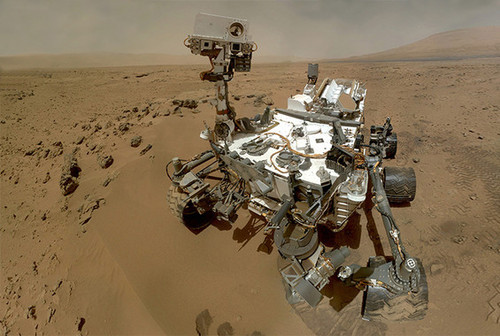 El robot Curiosity ha detectado los cambios del metano sobre la superficie del planeta rojo. Foto: NASA.