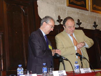 Julio Alfonso Alonso (izquierda) y Salvador Barberá