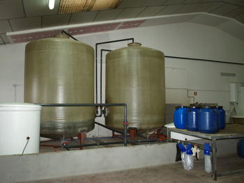 Instalaciones de la cooperativa de recogida de aceite Porsiete