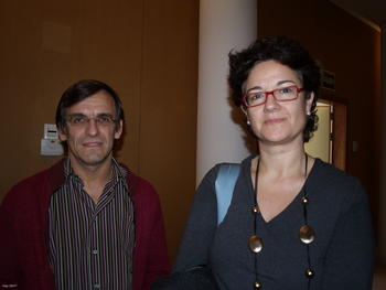 Francisco Real y Nuria Malats, investigadores del Centro Nacional de Investigaciones Oncológicas