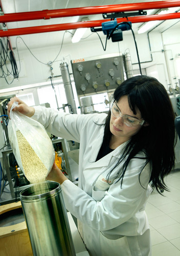 Investigadora del proyecto de captura de CO2 y microalgas de Iberdrola. Foto: Iberdrola.