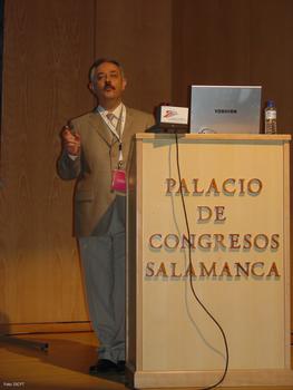 Uno de los participantes en el congreso sobre Anestesiología y dolor.