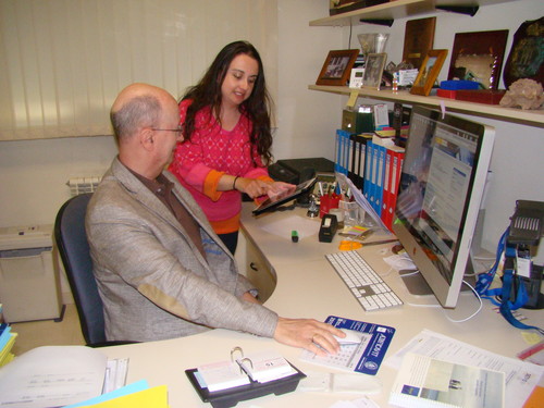 Miguel López Coronado e Isabel de la Torre trabajan en la ETS de Ingenieros de Telecomunicación de la UVa.