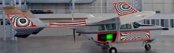 Métodos ópticos para la evaluación de piezas de aeronaves.