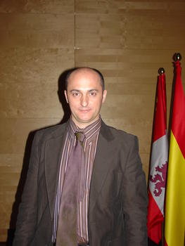 Julio Javier Diez, de la Escuela de Ingenierías Agrarias de Palencia tras realizar su ponencia en Valladolid