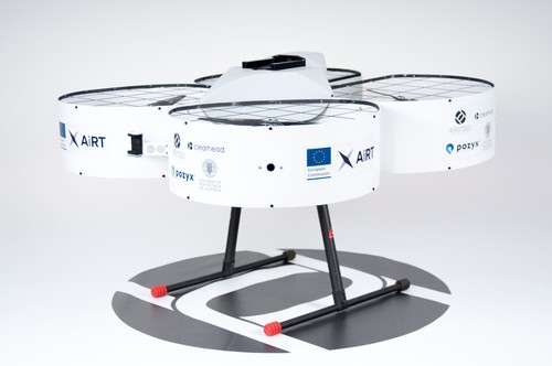 Dron del proyecto AiRT. Imagen: UPV.