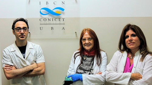 El equipo de investigación integrado por Habif y Colettis y liderado por Jerusalinsky. Foto: gentileza Valentina Pastore.