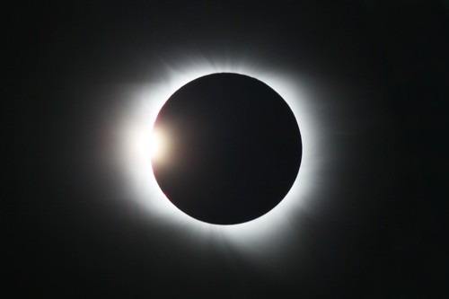 Eclipse en la Polinesia Francesa en 2010. Foto: OSAE.