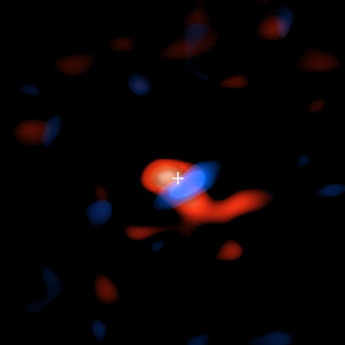 Imagen de ALMA del frío disco de gas de hidrógeno alrededor del agujero negro supermasivo al centro de nuestra galaxia/ALMA (ESO/NAOJ/NRAO), E.M. Murchikova; NRAO/AUI/NSF, S. Dagnello