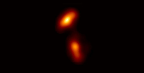 Chorro 3C 279. Créditos: J. Y. Kim (MPIfR), Programa Blazar de la Universidad de Boston y Event Horizon Telescope.