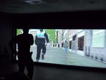 Simulador de la Policía de Valladolid desarrollado por Indra.