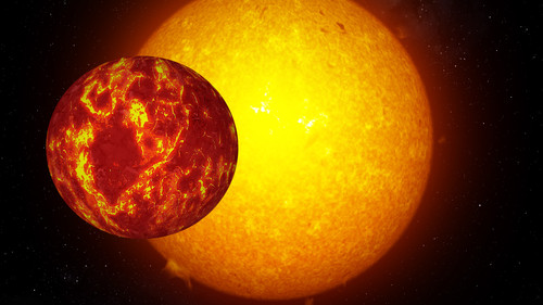 Planeta K2-106b. Imagen: IAC.