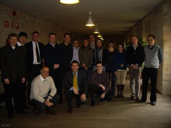 Miembros de los cuatro grupos del proyecto, en la primera reunión de coordinación, en Salamanca. 