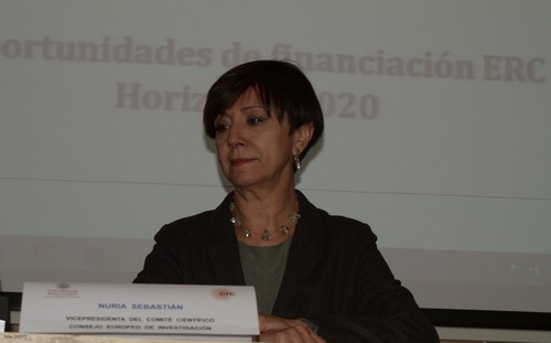 Nuria Sebastián, vicepresidenta del Consejo Científico del ERC.