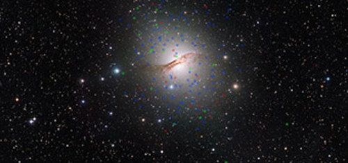 La imagen captada por el VLT del ESO muestra el descubrimiento de Matt Taylor. Foto: ESO