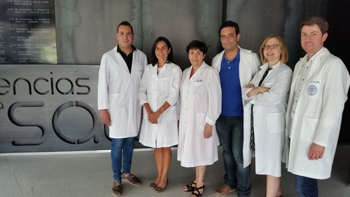 Equipo de la Universidad de Granada responsable del estudio sobre anestesia epidural. Foto: UGR.