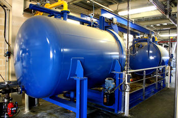 Imagen interior de la planta de biodiesel de Olmedo (Valladolid)