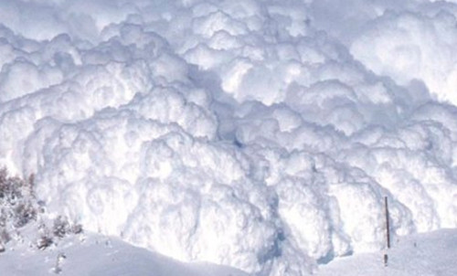Avalancha de nieve (FOTO: Argentina Investiga).
