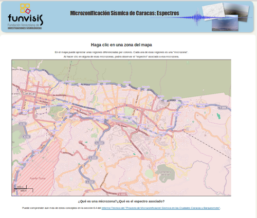 Una aplicación web identifica la respuesta del subsuelo ante movimientos sísmicos en Caracas. FOTO: MCTI