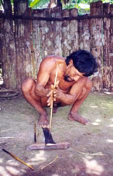 Un indígena Huaorani 