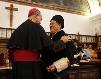 Toma de posesión de Ángel Galindo como rector de la Universidad Pontificia de Salamanca. Foto: UPSA.