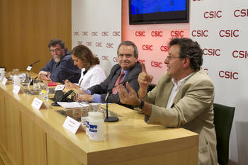 Carlos Duarte, en la rueda de prensa. Foto: CSIC.