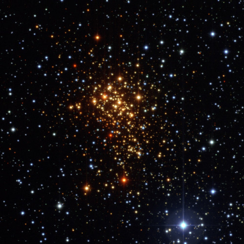 Imagen del cúmulo estelar Westerlund 1 tomada con el Wide Field Imager del telescopio MPG/ESO de 2,2 metros en el Observatorio La Silla de ESO (Chile)/ESO