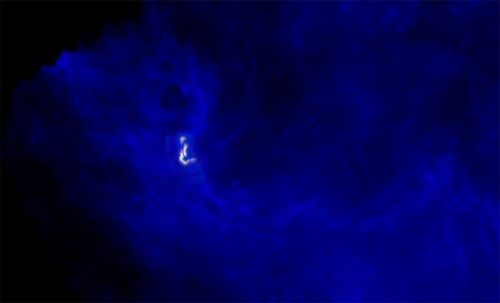 Imagen del Observatorio Espacial Herschel de la región de formación estelar de Perseo/ B. Saxton (NRAO/AUI/NSF)