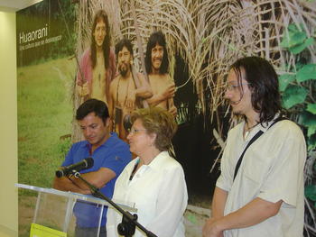 De izq. a dcha: José Antonio Gil, María Angeles Porres y Miguel de la Iglesia