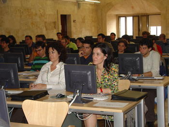 Asistentes a las Segundas Jornadas de Tarjeta Inteligente de la Universidad Pontificia de Salamanca