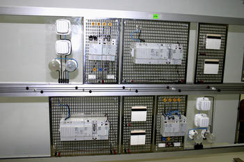 Panel de una instalación domótica (Foto: MEC)