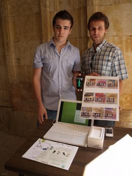 BlindMate, el proyecto de la lista de la compra con NFC, de José María Foces y Manuel Pérez.