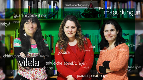 Las antropólogas e investigadoras del CONICET Ana Carolina Hecht, Noelia Enriz y Mariana García Palacios.