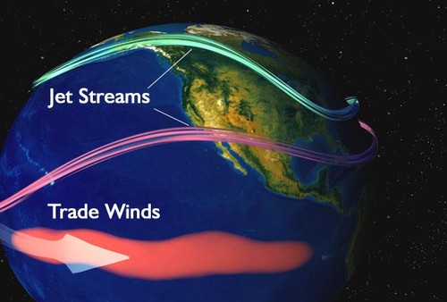 El Niño calienta las aguas superficiales en el océano Pacífico ecuatorial. Imagen: NASA.