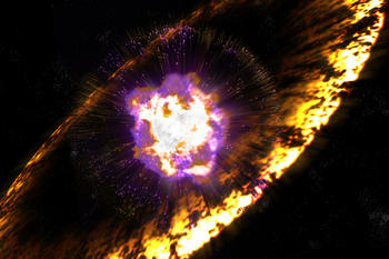 Supernova. Foto: CSIC.