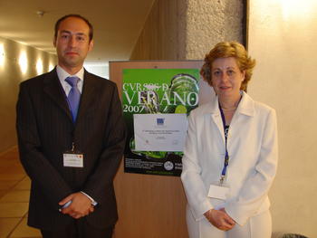 Óscar Lorenzo y Dolores Rodríguez, profesores del Departamento de Fisiología Vegetal de la Universidad de Salamanca