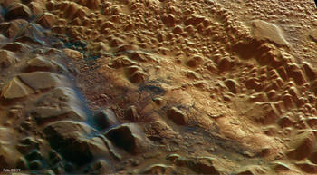 Una de las imágenes de Venus captada por la sonda.