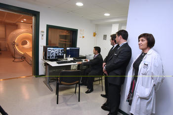 Laboratorio de Técnicas Instrumentales donde se encuentra el equipo de resonancia magnética de 3T (FOTO: Carlos Barrena).