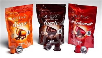 Cápsulas de café fabricadas por Prosol (FOTO: Prosol).