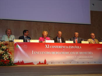 Inauguración oficial de la IX Conferencia Española de Biometría y el I Encuentro Iberoamericano de Biometría