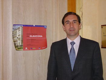 El doctor Alfonso Antón, uno de los directores del XXIV Curso de Glaucoma