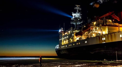 El barco RV Polarstern. Foto: Stefan Hendricks.