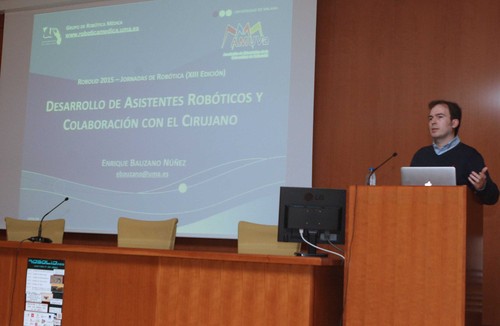 Conferencia de Enrique Bauzano Núñez en la inauguración de Robolid 2015. FOTO: JUAN CARLOS BARRENA
