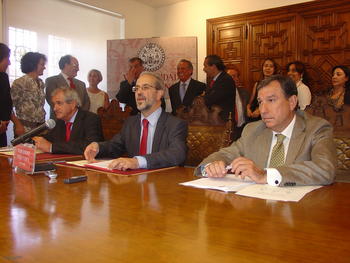 De izquierda a derecha, Guisasola, Ruipérez y Mateos.