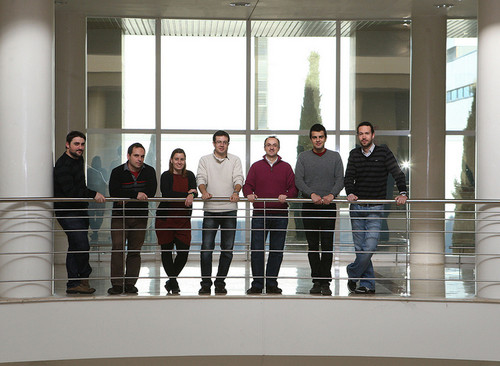 El Grupo de Investigación Biomédica, GIB, coordinado por Roberto Hornero (tercero por la derecha)/UVa