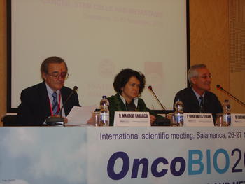 Inauguración del congreso OncoBio 2010 'Cáncer, células madre y metástasis'.