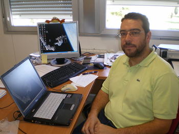El investigador del Laboratorio de Teledetección de la Universidad de Valladolid Abel Calle.