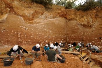 Excavaciones en el yacimiento de la Gran Dolina (FOTO: Jordi Mestre/IPHES).