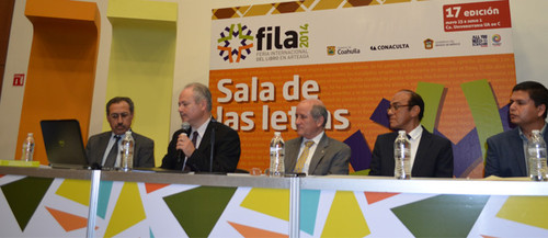 Dr. Enrique Saldivar, M.C. Iván de la Peña, Ing. Ricardo Viramontes, el Prof. Juan Aguilera y el Dr. Luis Alfonso García